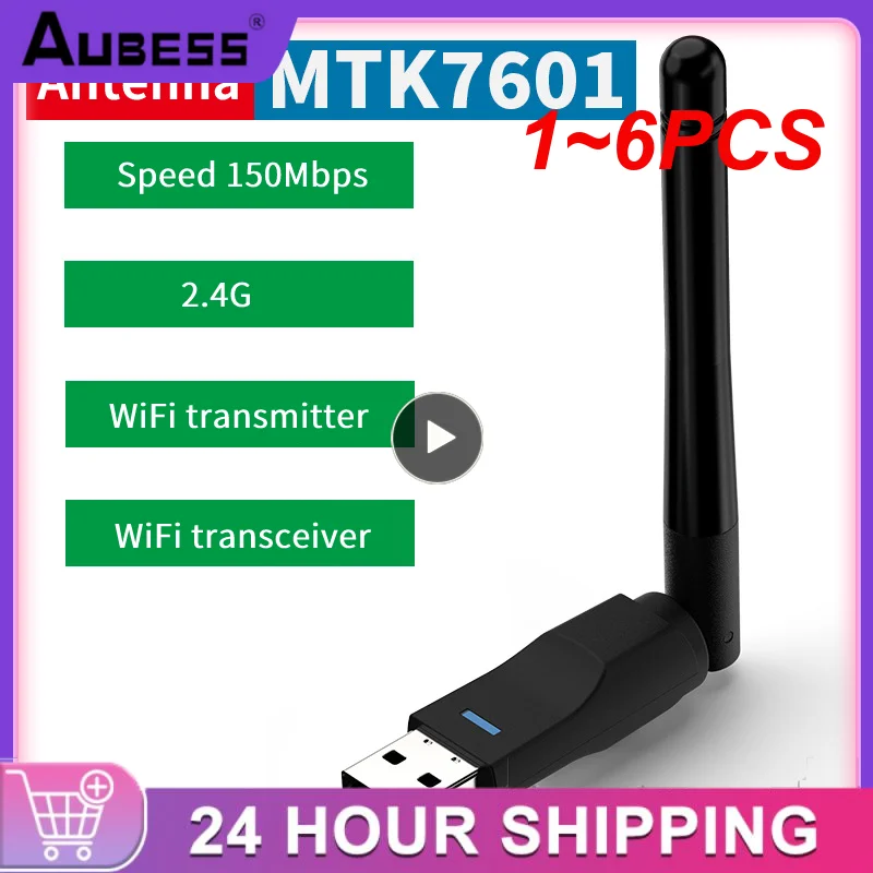 

1 ~ 6 шт. 150 Мбит/с USB Wifi адаптер Ethernet USB WiFi приемник для DVB TTop Box высокая скорость для Freesat V7S V8 Super Tv Box