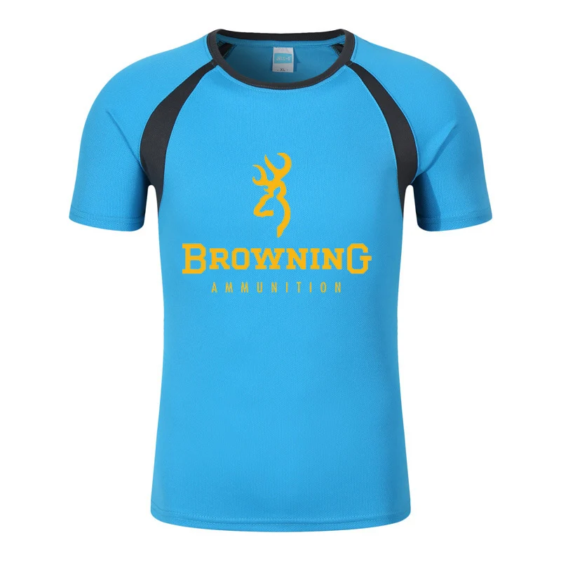 2023 Summer New BROWNING Printing Casual Breathable Quick Drying Short-Sleeve Men's Solid Color Personality Round Neck Tees Tops
2023 Summer New BROWNING Printing Casual Breathable Quick Drying Short-Sleeve Men's Solid Color Personality Round Neck Tees Tops