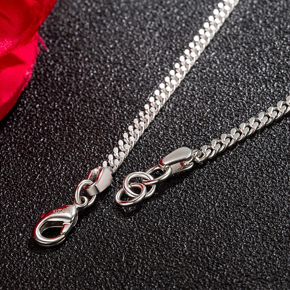 Fashion Temperament Cuban Chains Necklace for Men's 925 Sterling Silver Long Chain Choker Men Collar on Necklace Pendant 16 Mallzona Sb564e98b69c643599e5f0eb1bc739a673 Fashion Temperament Cuban Chains Necklace for Men's 925 Sterling Silver Long Chain Choker Men Collar on Necklace Pendant Mallzona