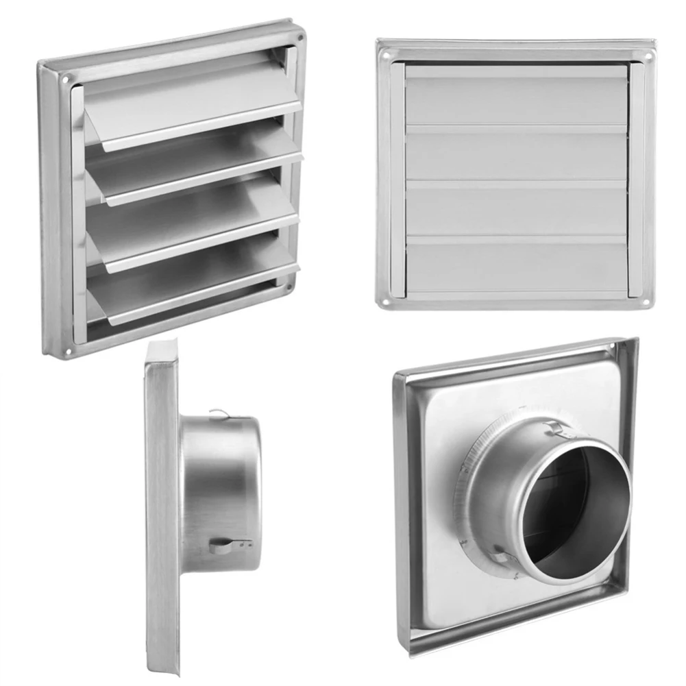 Rainproof Cap Stainless Steel Vent 125/150mm 1PCS 304 Stainless Steel Air Outlet Modern Homes Movable Square Vents
Rainproof Cap Stainless Steel Vent 125/150mm 1PCS 304 Stainless Steel Air Outlet Modern Homes Movable Square Vents