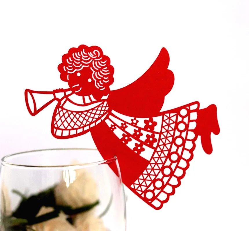 50pcs Paper Angel Labels Hollow Paper Blessing Angel Paper Tags for Wine Glass Birthday Party Wedding Party Decoration
50pcs Paper Angel Labels Hollow Paper Blessing Angel Paper Tags for Wine Glass Birthday Party Wedding Party Decoration