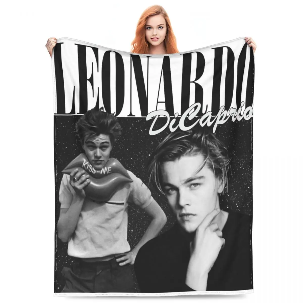 

Multifunction Leonardo DiCaprio Blanket Merch Sofa Decorative Titanic Film 90s Throw Blankets Super Warm Flannel for Outdoor