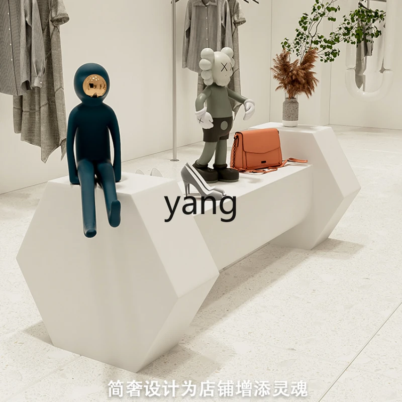 Yhl Art Zhongdao Display Stand Clothing Store Soft-Fitting Show Window Decoration Floor High and Low Booth Special-Shaped Stand
Yhl Art Zhongdao Display Stand Clothing Store Soft-Fitting Show Window Decoration Floor High and Low Booth Special-Shaped Stand