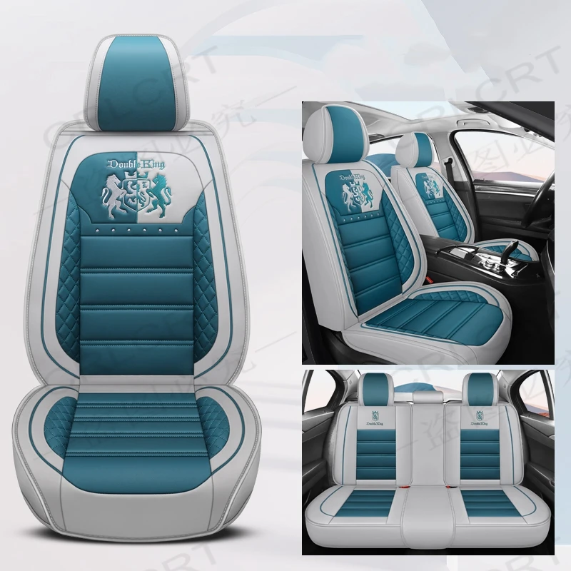 

CRLCRT Full coverage car leather seat cover for Peugeot All Model 4008 RCZ 308 508 206 307 207 301 3008 2008 408 5008 607 auto s