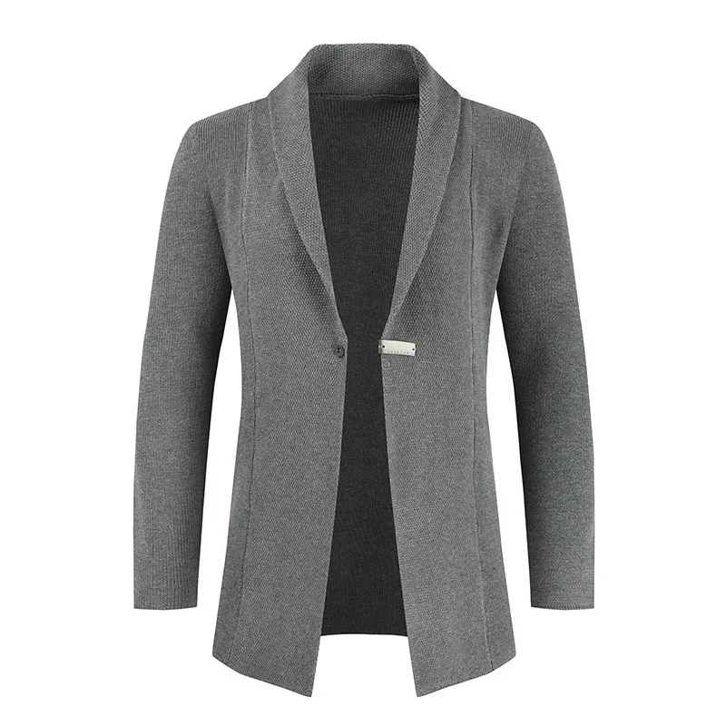 Nice Spring Men's Slim Mens Sweaters Autumn Men Casual Cardigan Jacket Long Windbreaker Single Button Coats Solid Color
Nice Spring Men's Slim Mens Sweaters Autumn Men Casual Cardigan Jacket Long Windbreaker Single Button Coats Solid Color