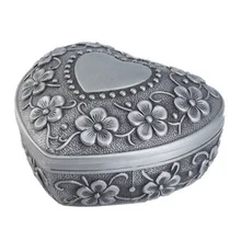 Vintage Heart-shaped Jewelry Gift Box Case Metal Trinket Box Jewellery Storage Organizer for Birthdays Wedding Anniversary Gift
Vintage Heart-shaped Jewelry Gift Box Case Metal Trinket Box Jewellery Storage Organizer for Birthdays Wedding Anniversary Gift
