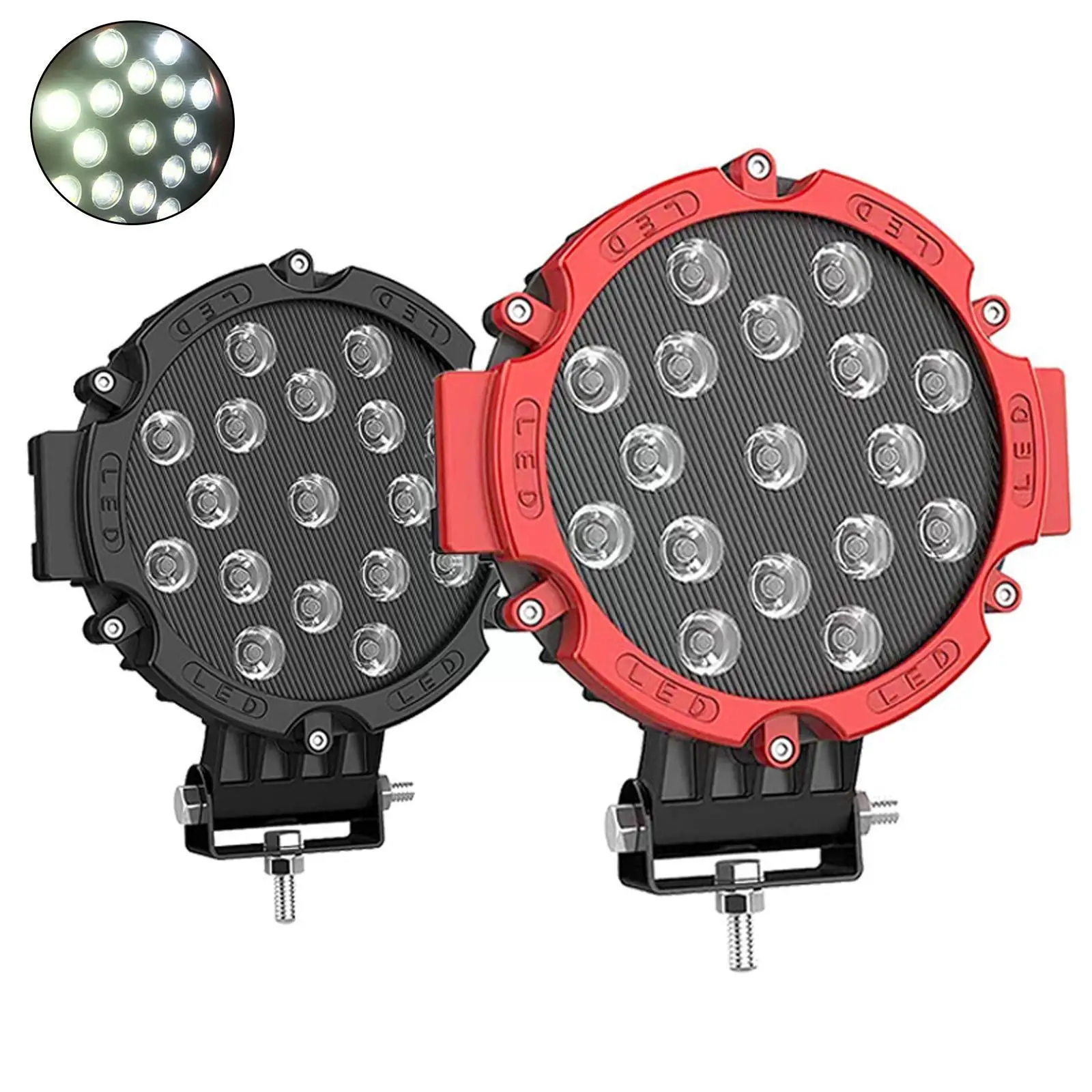 7 Inch Led Light Bar 51W Round Flood Beam Driving Lamp Headlight Fog Light For Off Road Truck Car ATV 4x4 Accessories 12V 2 W2P2
7 Inch Led Light Bar 51W Round Flood Beam Driving Lamp Headlight Fog Light For Off Road Truck Car ATV 4x4 Accessories 12V 2 W2P2