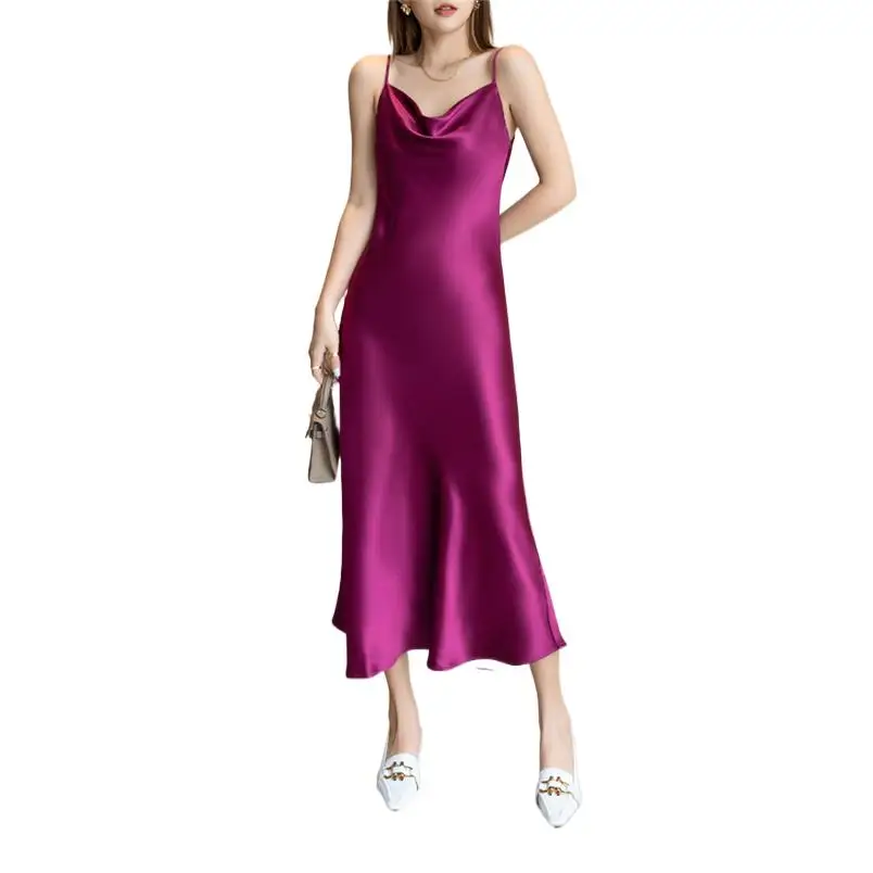 Casual Swing Collar Spaghetti Strap Long Dress Woman High Quality Dress Female 2024 Summer Fashion A-Line Solid Dress Vestidos
Casual Swing Collar Spaghetti Strap Long Dress Woman High Quality Dress Female 2024 Summer Fashion A-Line Solid Dress Vestidos