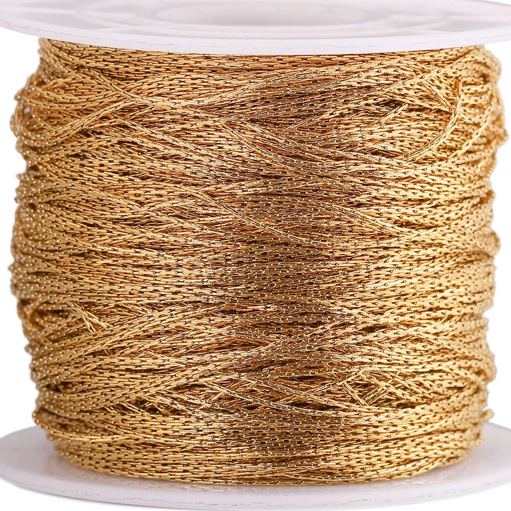 2 м/лот 0,5 мм крошечный кабель из нержавеющей стали, Золотая цепочка, веревочные цепи для рукоделия, материалы для изготовления ювелирных изделий, ожерелье, серьги, товары оптом
2 м/лот 0,5 мм крошечный кабель из нержавеющей стали, Золотая цепочка, веревочные цепи для рукоделия, материалы для изготовления ювелирных изделий, ожерелье, серьги, товары оптом