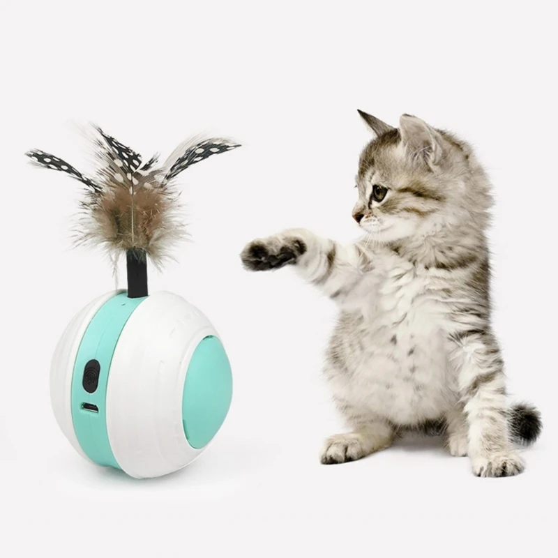 Interactive Cats Feather Toy Random Moving Automatic Roller-Ball Electric Smarts Teaser for Cats USB Rechargeable Dropshipping
Interactive Cats Feather Toy Random Moving Automatic Roller-Ball Electric Smarts Teaser for Cats USB Rechargeable Dropshipping