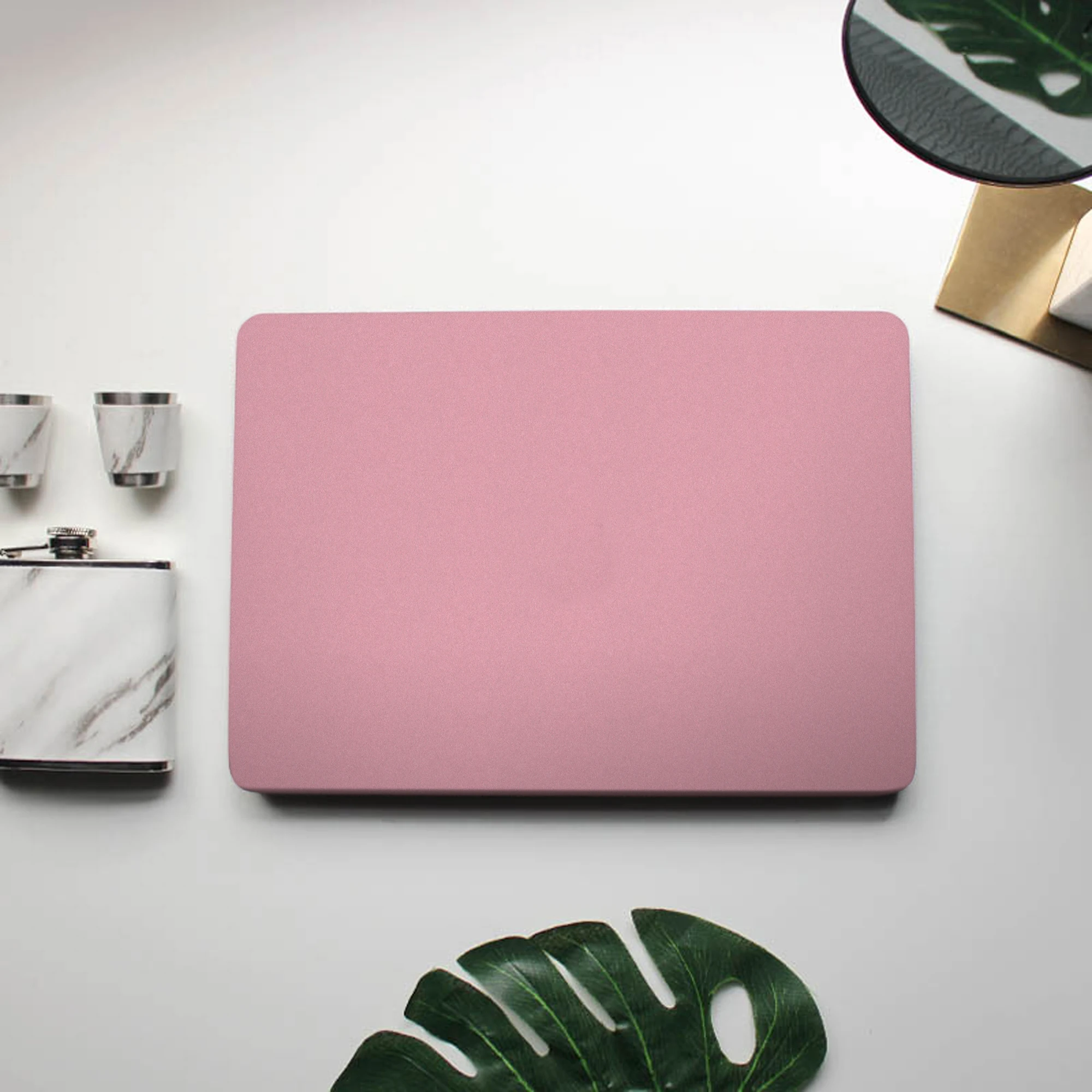

Frosted Leather Laptop Case Macbook Cover Pink Protect Cover for MacBook Air 13 Macbook Pro 13 14 16 15 Air 13 12 inch A2681