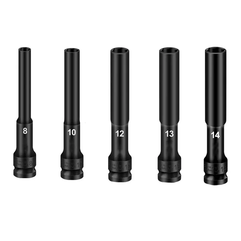 1/2 Drive Impact Wrench Hex Socket Head Adapter Set A Must Have Collection Made of Durable Chrome Vanadium Steel Material
1/2 Drive Impact Wrench Hex Socket Head Adapter Set A Must Have Collection Made of Durable Chrome Vanadium Steel Material