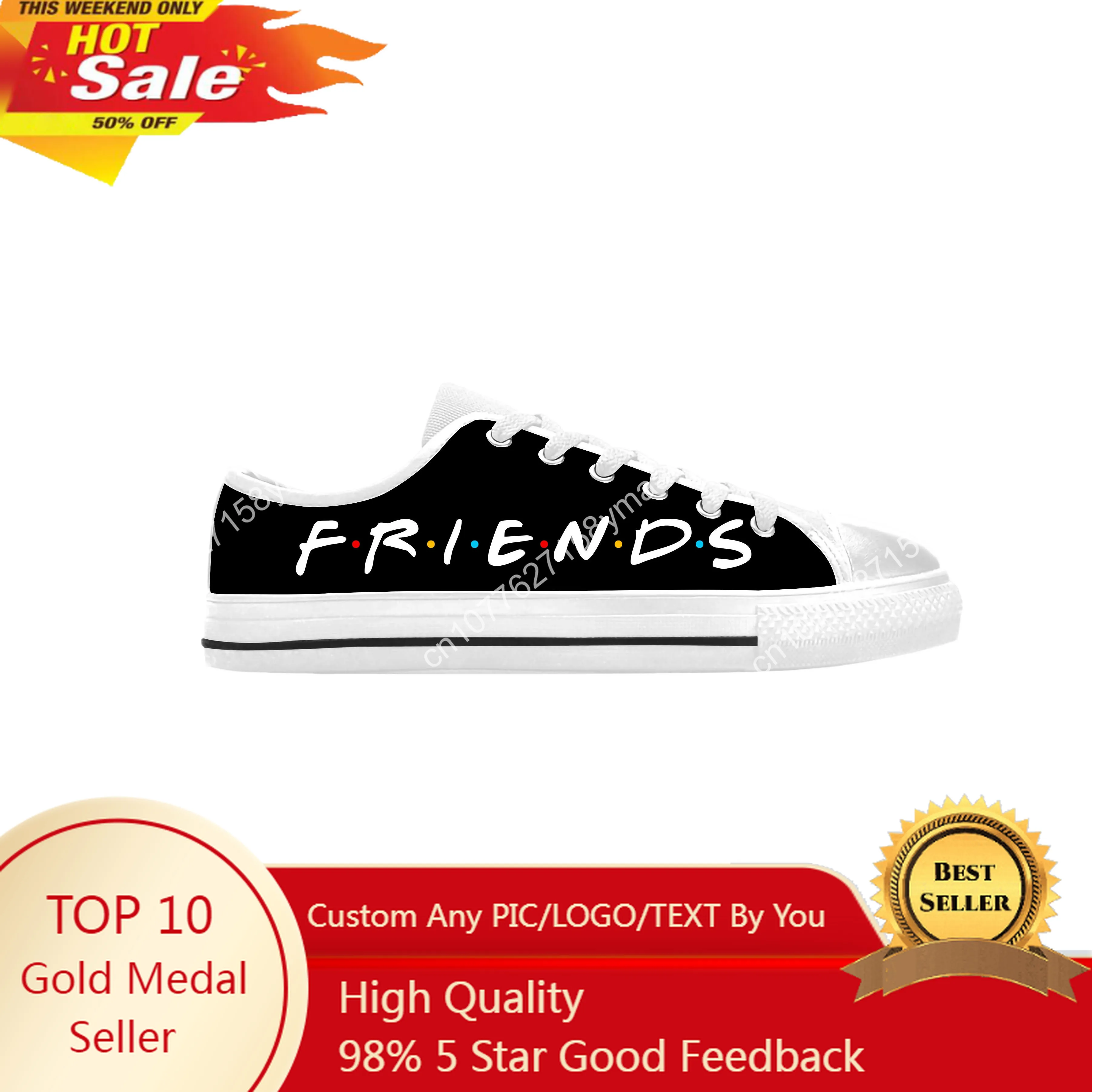 Friends Tv Show Movie Anime Cartoon Manga Comic Casual Cloth Shoes High Top Comfortable Breathable 3D Print Men Women Sneakers
Friends Tv Show Movie Anime Cartoon Manga Comic Casual Cloth Shoes High Top Comfortable Breathable 3D Print Men Women Sneakers