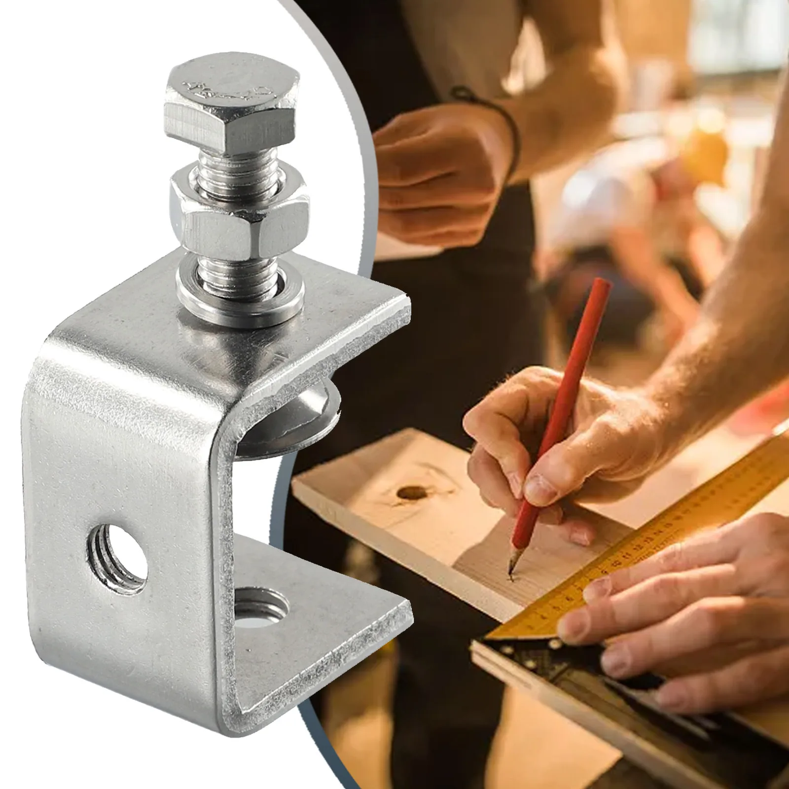 1/2/4pcs Stainless Steel C-clamp Jaw For Mounting U Clamps Small Desk Clamp 16-25mm Ssembly Fastening Bonding Welding Tools
1/2/4pcs Stainless Steel C-clamp Jaw For Mounting U Clamps Small Desk Clamp 16-25mm Ssembly Fastening Bonding Welding Tools