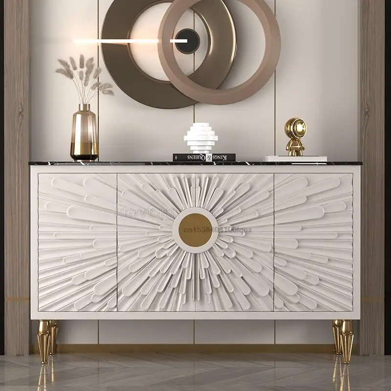 Sideboard Buffet Cupboard Cabinet Modern Villa Locker Solid Wood Wine Cupboard White Nordic Marble Side Cabinet For Living Room
Sideboard Buffet Cupboard Cabinet Modern Villa Locker Solid Wood Wine Cupboard White Nordic Marble Side Cabinet For Living Room