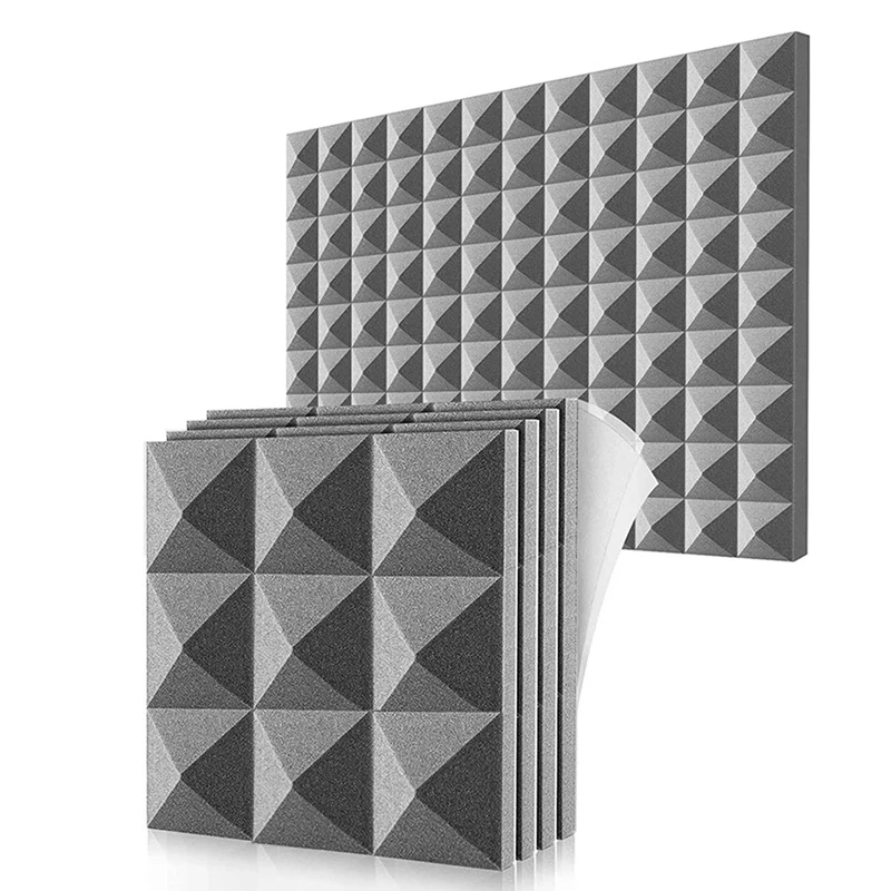 36 Pack Acoustic Foam Panels,Self-Adhesive Sound Proof Foam Panels,For Wall Decor,Music Studio Bedroom Home,5X30x30cm
36 Pack Acoustic Foam Panels,Self-Adhesive Sound Proof Foam Panels,For Wall Decor,Music Studio Bedroom Home,5X30x30cm