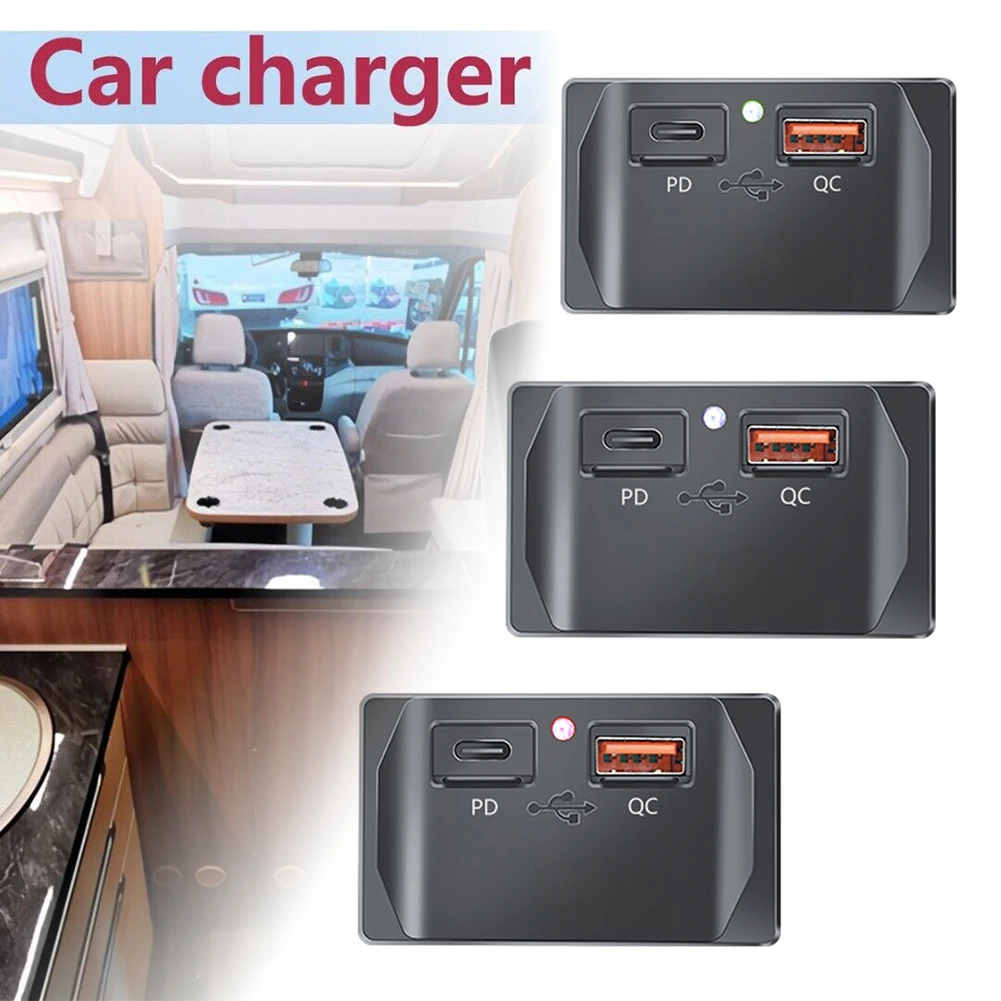 Адаптер для автомобильного зарядного устройства с двумя USB-портами QC3.0 PD, автомобильное зарядное устройство для автобуса, адаптер для розетки, блок питания с USB, блок питания
Адаптер для автомобильного зарядного устройства с двумя USB-портами QC3.0 PD, автомобильное зарядное устройство для автобуса, адаптер для розетки, блок питания с USB, блок питания