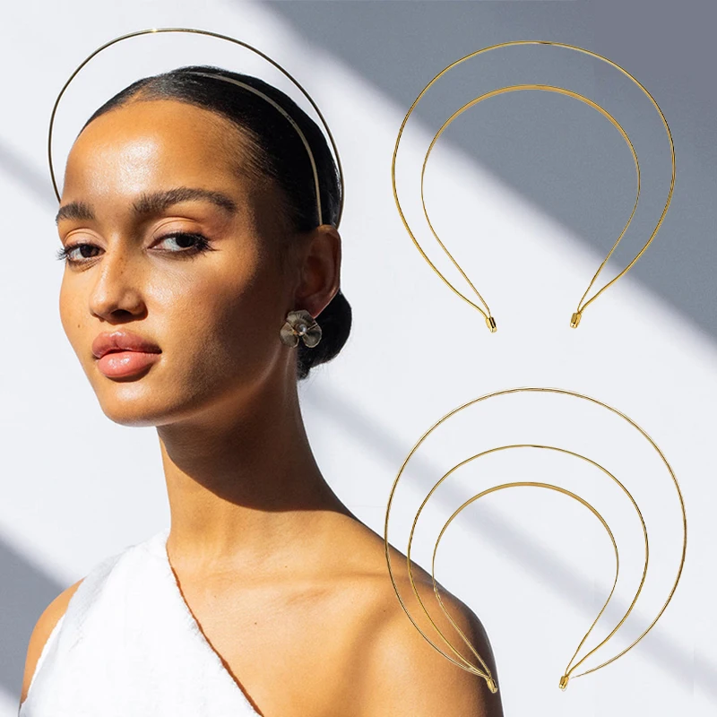 Goddess Angel Gold Multi-layer Halo Hair Crown DIY Metal Base Headband Bridal Wedding Hair Accessories Women Halloween Headwear
Goddess Angel Gold Multi-layer Halo Hair Crown DIY Metal Base Headband Bridal Wedding Hair Accessories Women Halloween Headwear