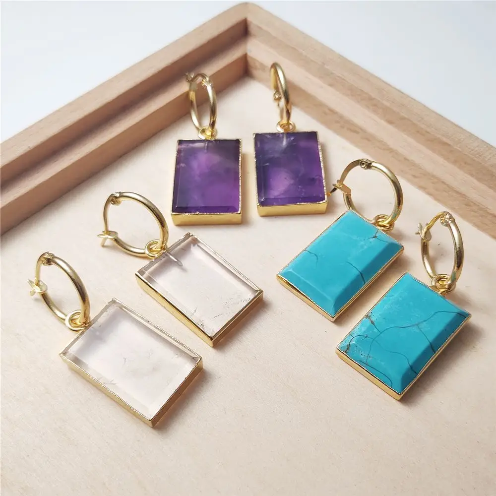 FUWO Wholesale Natural Crystal Quartz Earrings,Golden Plated Gorgeous Jewelry For Women ER434 5 Pairs/Lot
FUWO Wholesale Natural Crystal Quartz Earrings,Golden Plated Gorgeous Jewelry For Women ER434 5 Pairs/Lot