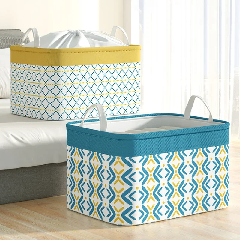 Household Portable Storage Basket with Handle Drawstring Clothing Storage Box Large Capacity Dustproof Oxford Closet Organizer
Household Portable Storage Basket with Handle Drawstring Clothing Storage Box Large Capacity Dustproof Oxford Closet Organizer
