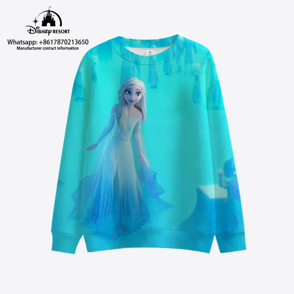 Fall New Boys Girls Kawaii Style Frozen Queen Elsa Disney Brand Round Neck Fashion Casual Kids Women's Long Sleeve Sweatshirts
Fall New Boys Girls Kawaii Style Frozen Queen Elsa Disney Brand Round Neck Fashion Casual Kids Women's Long Sleeve Sweatshirts