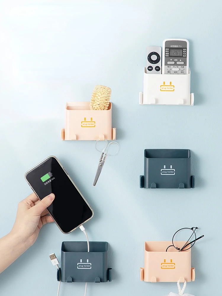 Wall mounted storage rack Punch free bedside mobile phone charging bracket TV air conditioner remote control storage box
Wall mounted storage rack Punch free bedside mobile phone charging bracket TV air conditioner remote control storage box