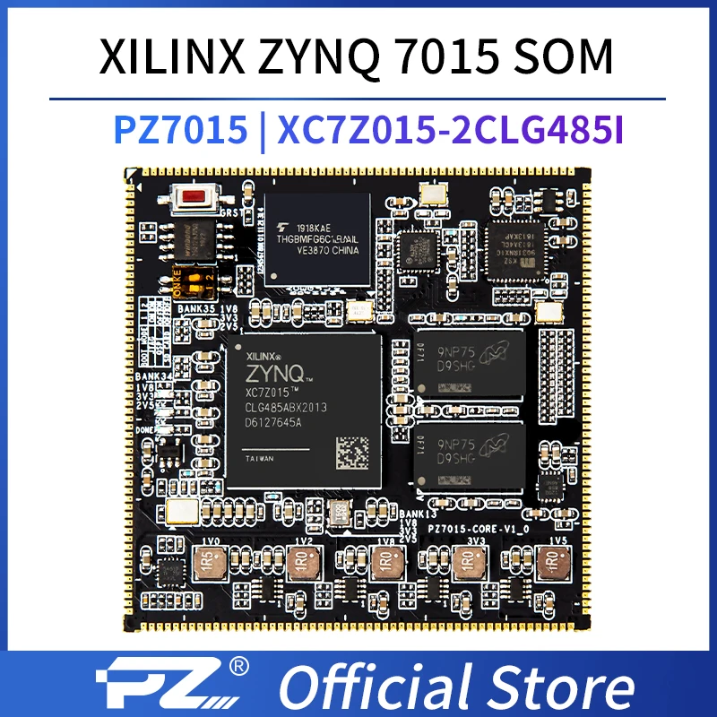 

Puzhi 7015 SOM Xilinx Zynq-7000 SoC XC7Z015 FPGA Core Board Industrial Grade System on Module Stamp Hole ZYNQ 7000