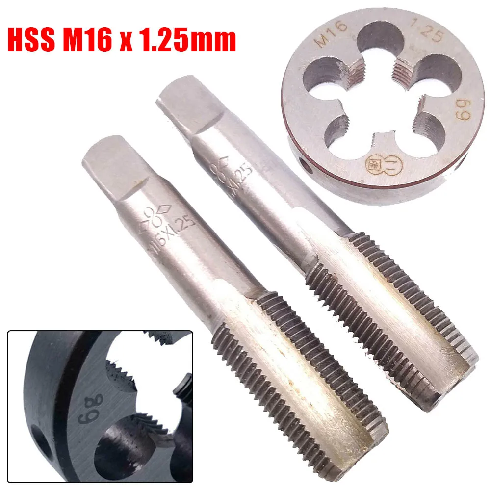 Taper Tap Die 1 Set Accessories Die Metric High Speed Steel M16 X 1.25mm Parts Thread Right Hand Home Industry
Taper Tap Die 1 Set Accessories Die Metric High Speed Steel M16 X 1.25mm Parts Thread Right Hand Home Industry