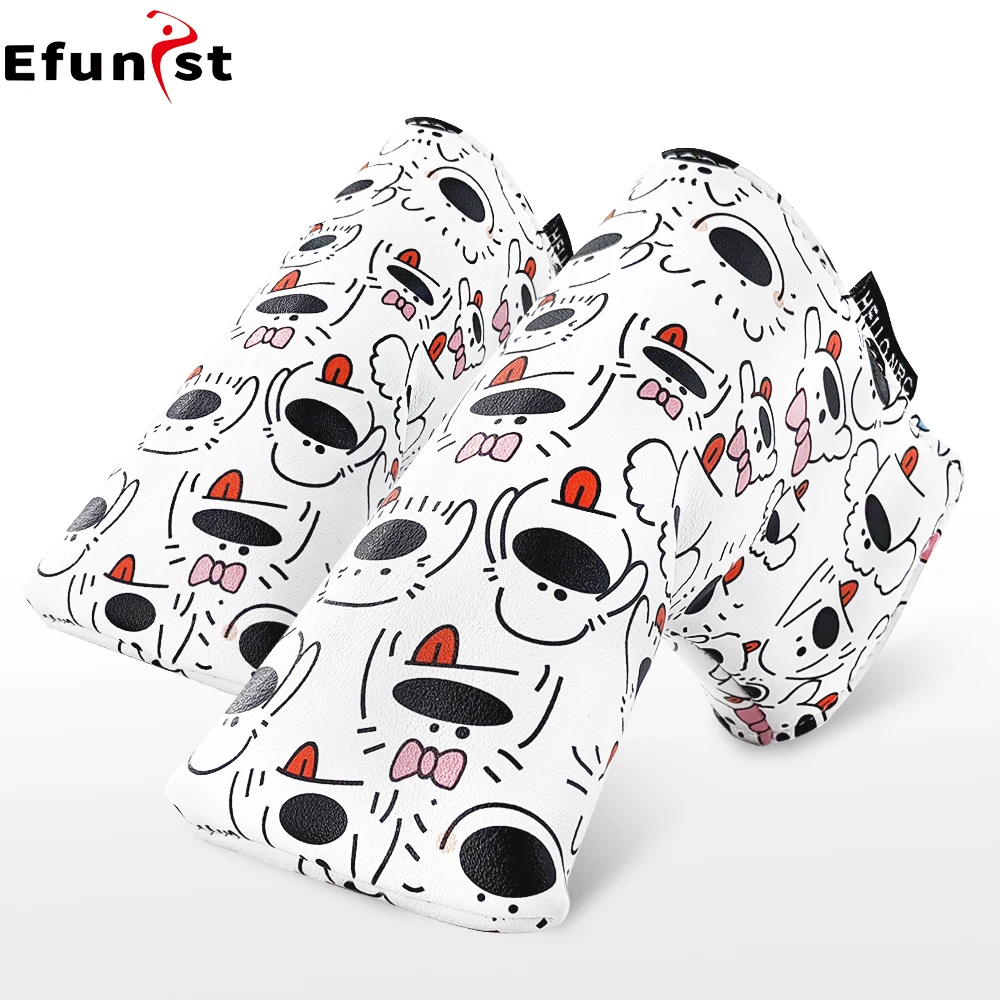 Golf Blade Putter Cover Line Dog Style Magnetic Close Golf HeadCover Golf Club Protective Set Golf Supplies Drop Shipping Golf Blade Putter Cover Line Dog Style Magnetic Close Golf HeadCover Golf Club Protective Set Golf Supplies Drop Shipping