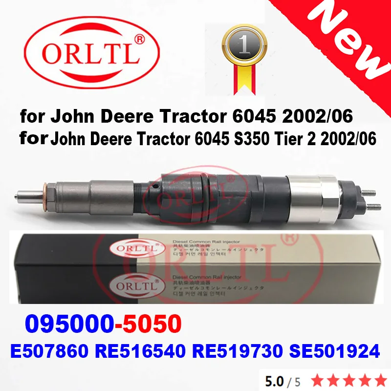 FOR Diesel John Deere Tractor 095000-5050 0950005050 5050 RE507860 RE516540 RE519730 SE501924 High Quality Injector ORLTL
FOR Diesel John Deere Tractor 095000-5050 0950005050 5050 RE507860 RE516540 RE519730 SE501924 High Quality Injector ORLTL
