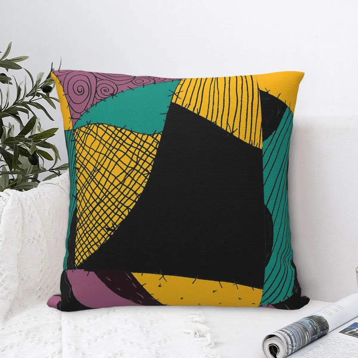 Sally's Dress. The Nightmare Before Christmas Square Pillowcase Pillow Cover Velvet Cushion Decor Comfort Throw Pillow For Home
Sally's Dress. The Nightmare Before Christmas Square Pillowcase Pillow Cover Velvet Cushion Decor Comfort Throw Pillow For Home