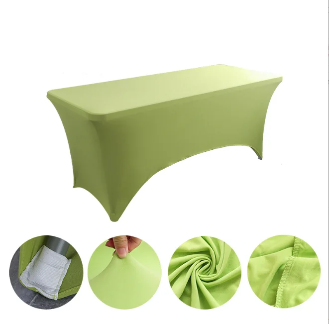 Solid color Spandex Tablecloth for Hotel wedding party banquet Elastic fabric Table cover custom
Solid color Spandex Tablecloth for Hotel wedding party banquet Elastic fabric Table cover custom