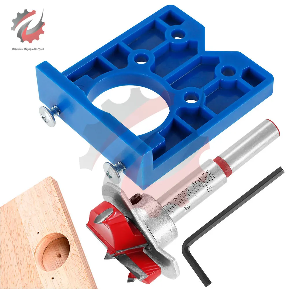 35mm Hinge Hole Jig Drill Guide Set DIY Woodworking Door Hole Opener Concealed Hinges Guide Door Saw Cabinet Accessories Tool
35mm Hinge Hole Jig Drill Guide Set DIY Woodworking Door Hole Opener Concealed Hinges Guide Door Saw Cabinet Accessories Tool