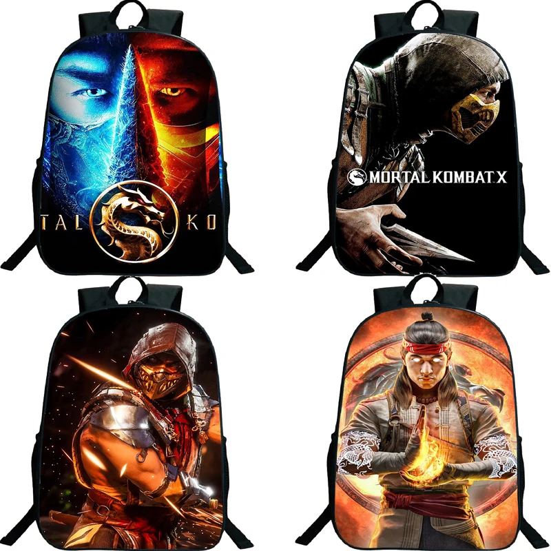 Children Backpacks Mortal Kombat School Bags Students Casual Rucksack Travel Bag Teenage Laptop Bagpack Waterproof Boys Bookbag
Children Backpacks Mortal Kombat School Bags Students Casual Rucksack Travel Bag Teenage Laptop Bagpack Waterproof Boys Bookbag