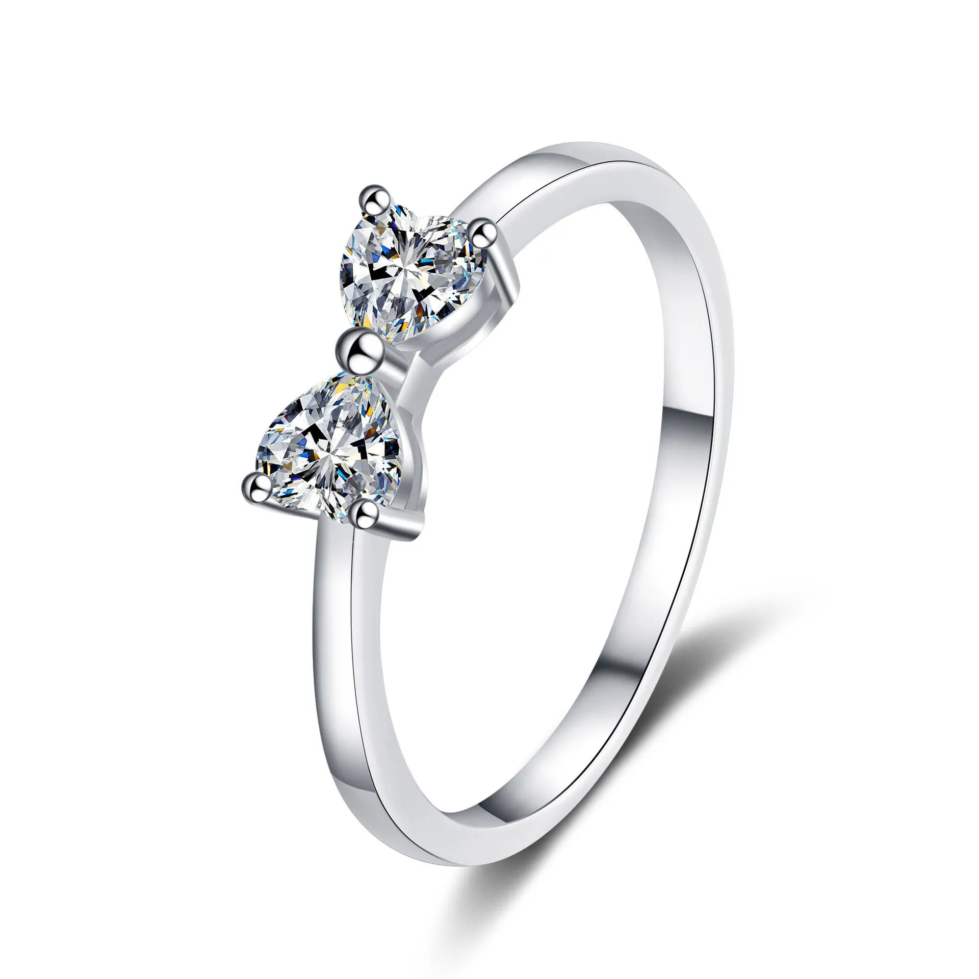 AZ641-J Lefei Fashion Trendy Luxury Simple Classic 0.6 Moissanite Heart Bowknot Ring For Women 925 Sterling Silver Party Jewelry
AZ641-J Lefei Fashion Trendy Luxury Simple Classic 0.6 Moissanite Heart Bowknot Ring For Women 925 Sterling Silver Party Jewelry