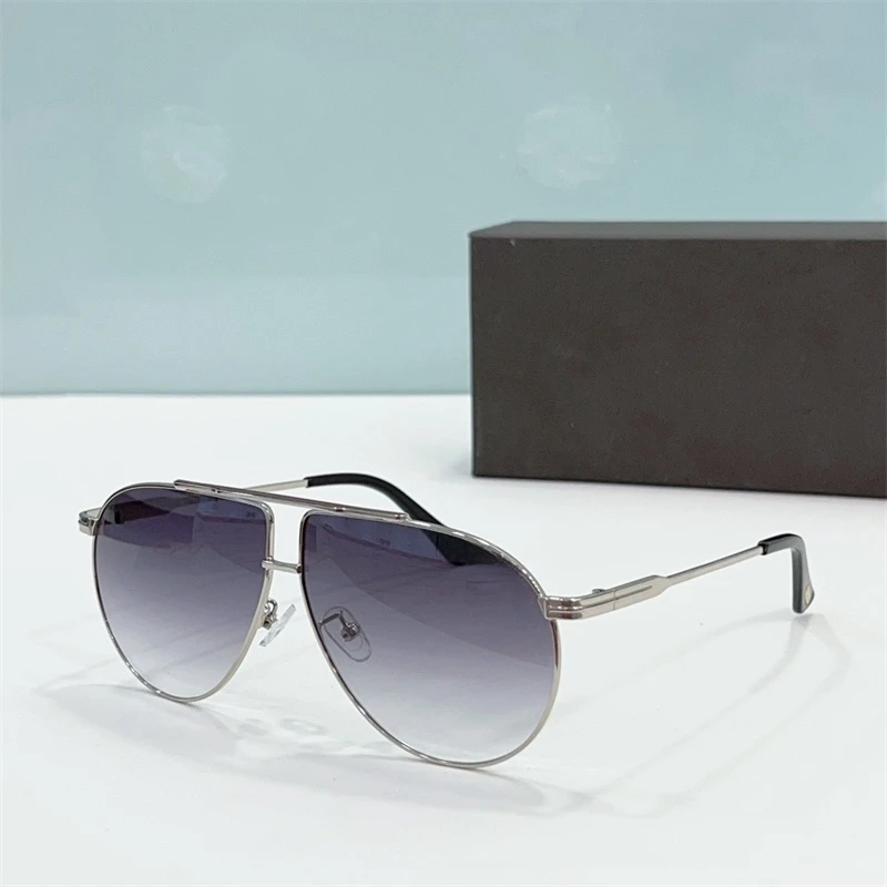 

Women Men's sunglasses Tom Brand FT0825 Pilot Titanium Women Fashion Glasses For Sun WIth Original Case