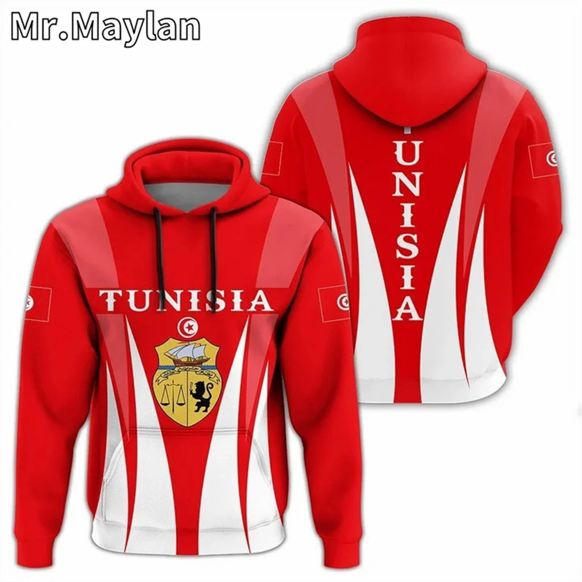 AFRICAN HOODIE Country TUNISIA Flag 3D Printed Unisex Hoodies Men/Women Streetwear Zip Pullover Casual Jacket Tracksuits YH-211
AFRICAN HOODIE Country TUNISIA Flag 3D Printed Unisex Hoodies Men/Women Streetwear Zip Pullover Casual Jacket Tracksuits YH-211