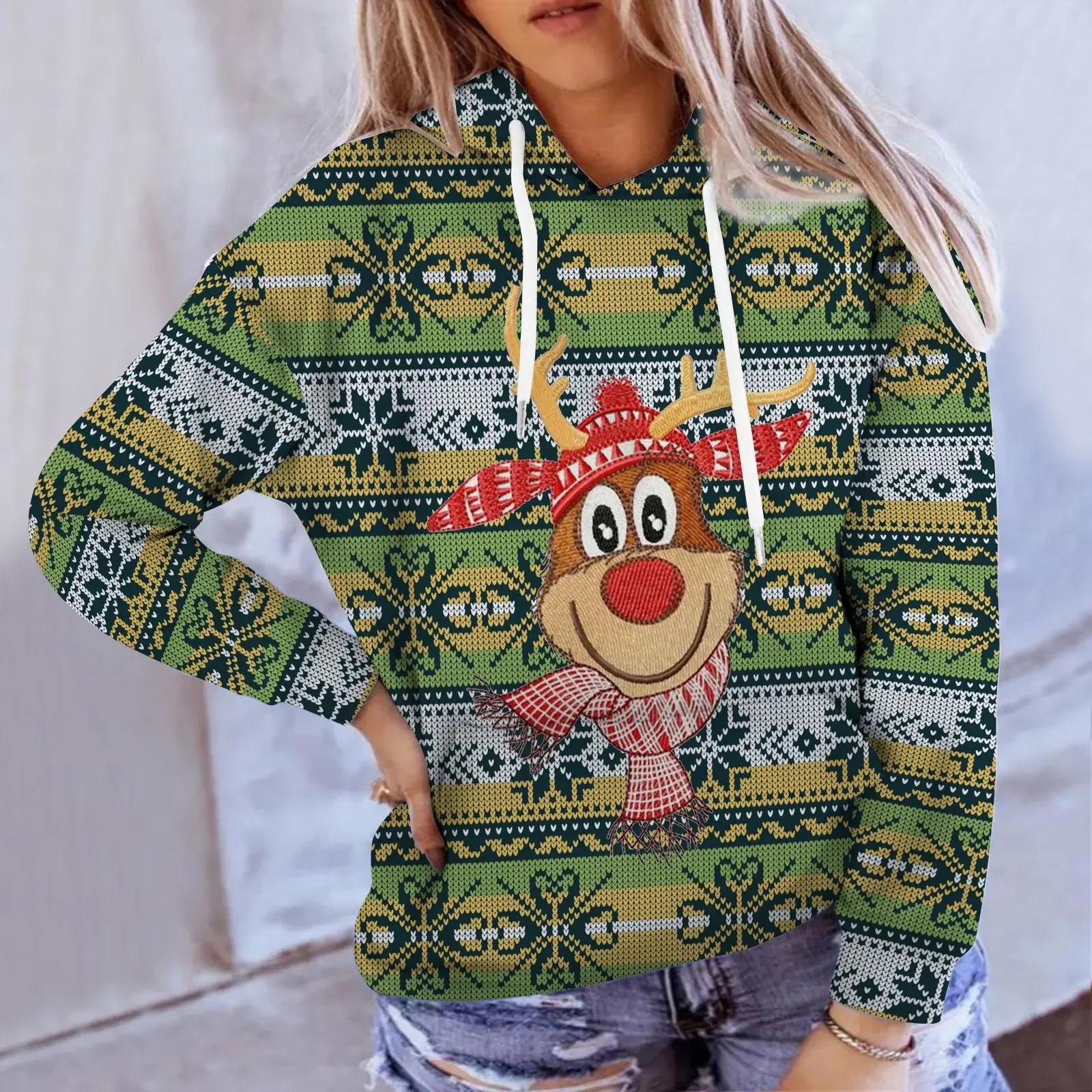 Hoodies Sweatshirts Christmas Santa Claus Deer Printed Crewneck Hipster Festival Casual Sports Streetwear Men Women Clothing
Hoodies Sweatshirts Christmas Santa Claus Deer Printed Crewneck Hipster Festival Casual Sports Streetwear Men Women Clothing