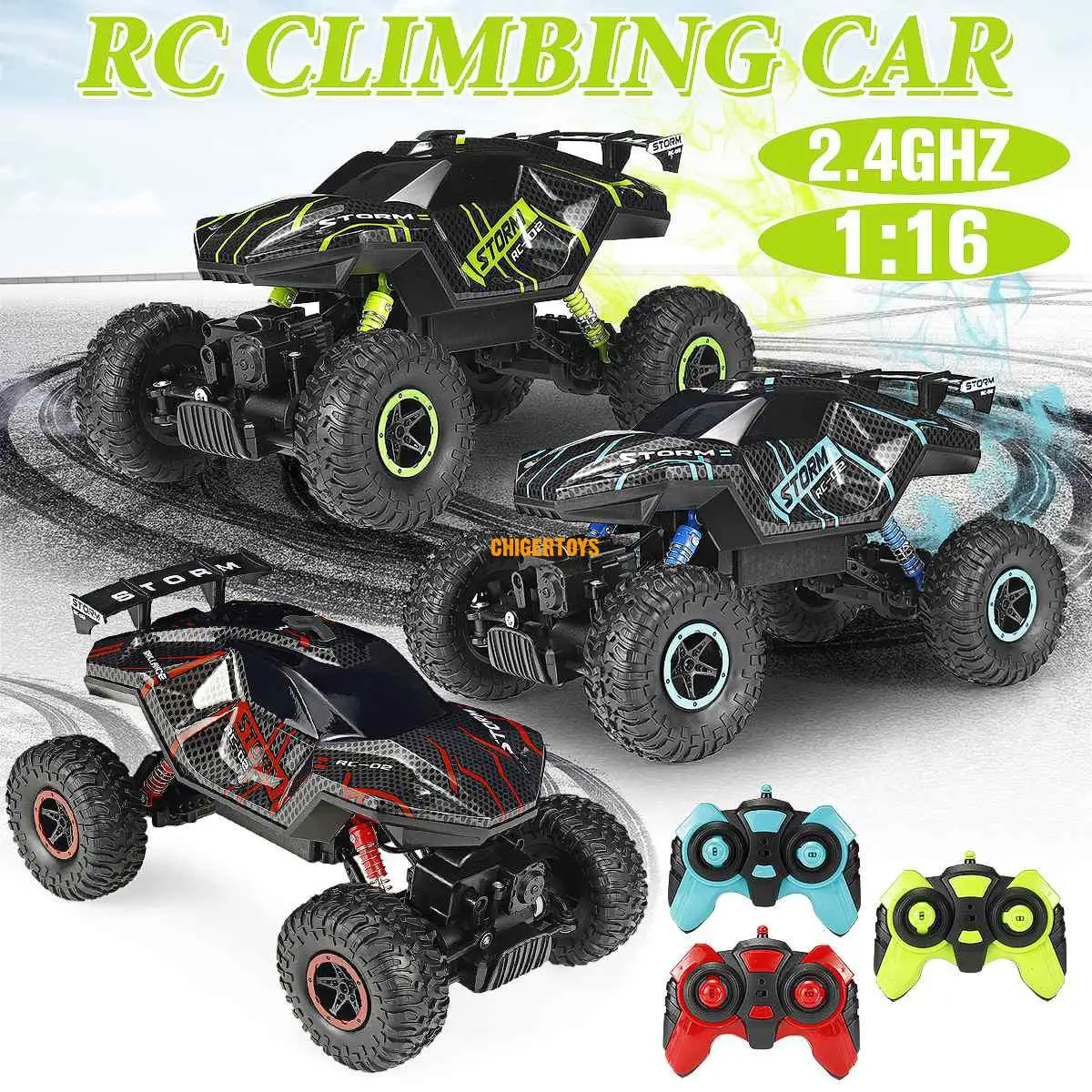 RC Car 2.4G Remote Control Off Road Racing Cars 4WD Electric High Speed Car Off-Road Drift Toys W/ Light&Spray Gift for Kids
RC Car 2.4G Remote Control Off Road Racing Cars 4WD Electric High Speed Car Off-Road Drift Toys W/ Light&Spray Gift for Kids
