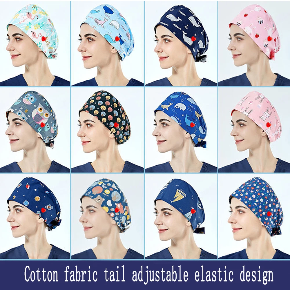 New Arrival Cotton Printed Scrub Cap Surgical Oral Caps Doctor Operating Room Dust-proof Hat Nurse Surgery Caps Accessories
New Arrival Cotton Printed Scrub Cap Surgical Oral Caps Doctor Operating Room Dust-proof Hat Nurse Surgery Caps Accessories