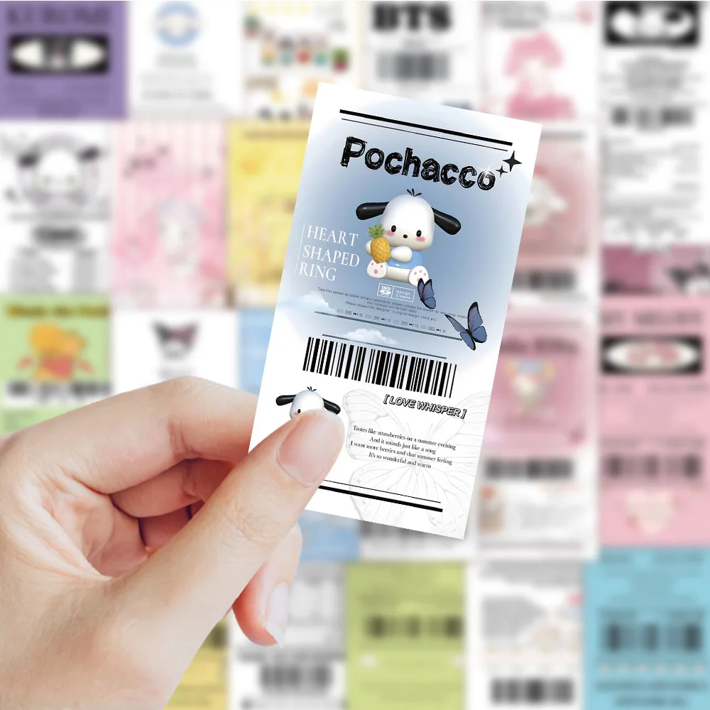 10/30/60pcs Sanrio Stickers My Melody Cartoon Sticker Diary Scrapbooking Fridge Guitar Phone Laptop Bike DIY Waterproof Decals
10/30/60pcs Sanrio Stickers My Melody Cartoon Sticker Diary Scrapbooking Fridge Guitar Phone Laptop Bike DIY Waterproof Decals