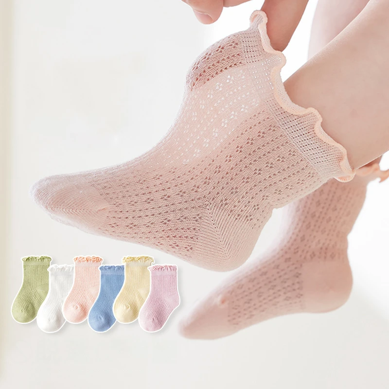 2023 Children Girls Summer Thin Fishnet Socks Ruffle Baby Toddler Newborn Baby In Tube Socks Kid Hollow Out Sock Sox 0-5Y
2023 Children Girls Summer Thin Fishnet Socks Ruffle Baby Toddler Newborn Baby In Tube Socks Kid Hollow Out Sock Sox 0-5Y