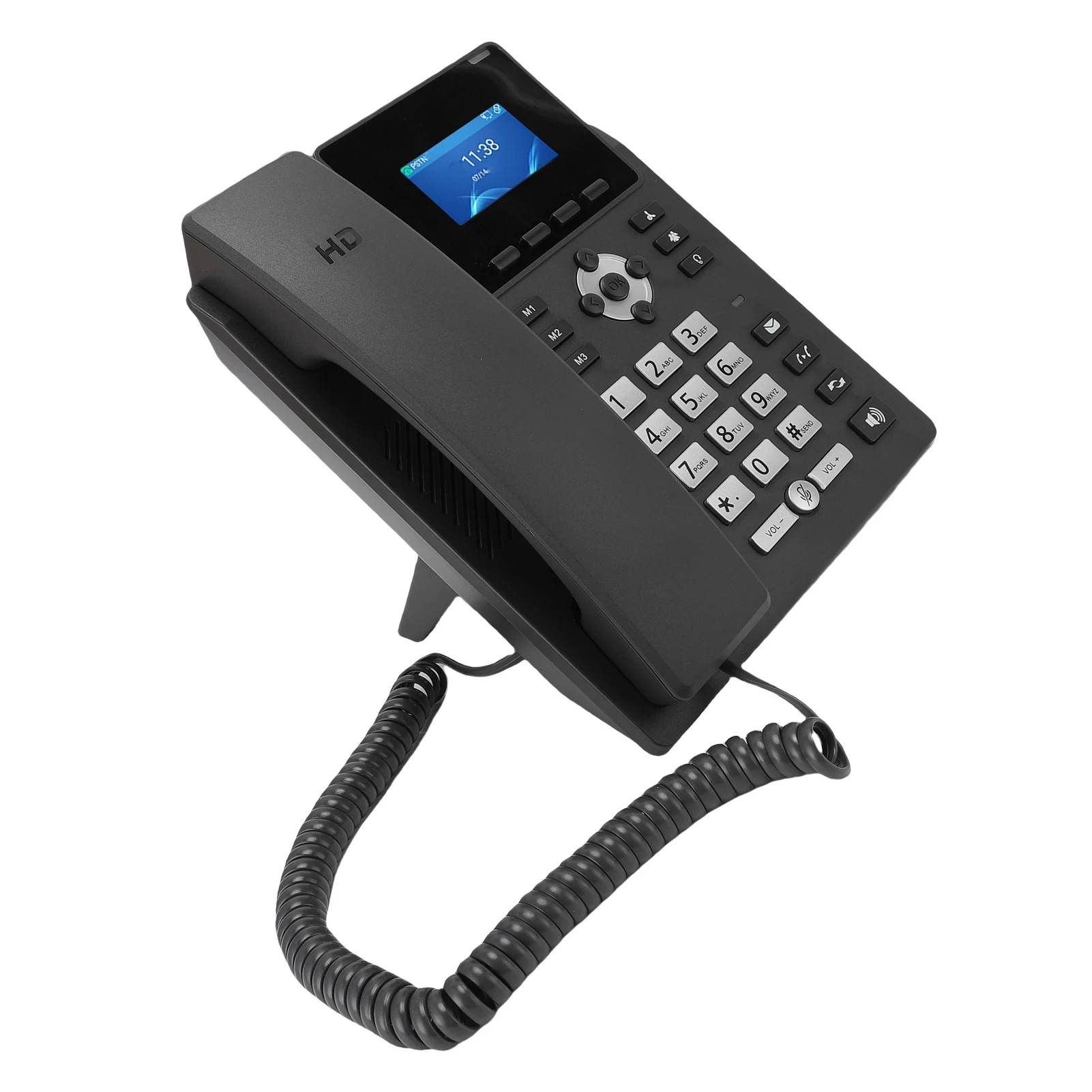 Sb5881b811ac24576927afd4aa90fdd5eg IP Phone Business IP Phone IP Phone VoIP Accounts 2.4 Inch Color Display Dual Port Gigabit Ethernet Desktop Business Media Phone