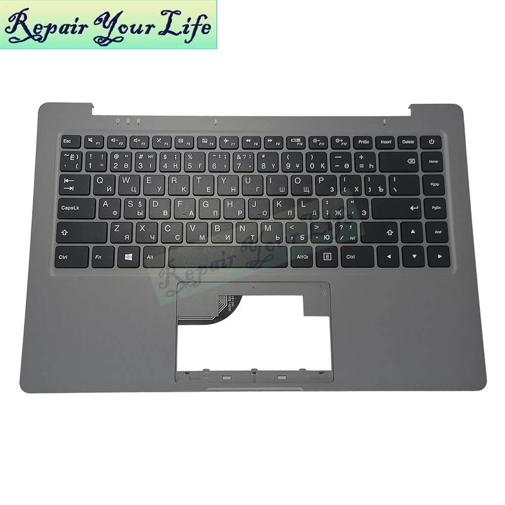 

Palmrest C Cover with Russian Keyboard for GHIA Libero LV14cpp Replacement Notebook Keyboards RU/Rus SCDY-300-8-21 YXT-91-36 New