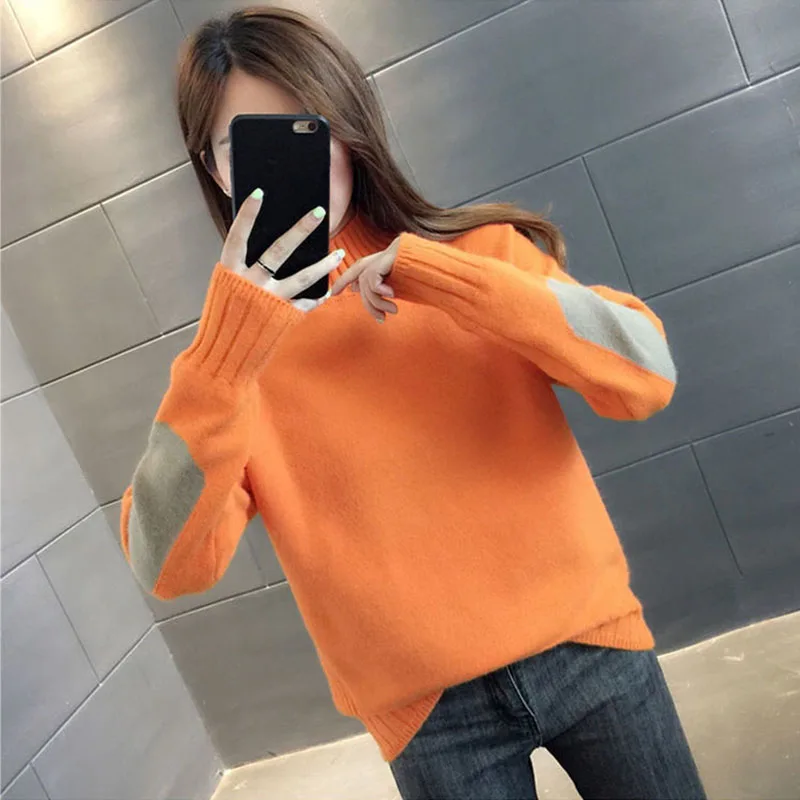 Half High Neck Pullover Sweater Women Clothes 2022 New Autumn Winter Korean Fashion Loose Warm All-Match Knitting Jumper Female
Half High Neck Pullover Sweater Women Clothes 2022 New Autumn Winter Korean Fashion Loose Warm All-Match Knitting Jumper Female