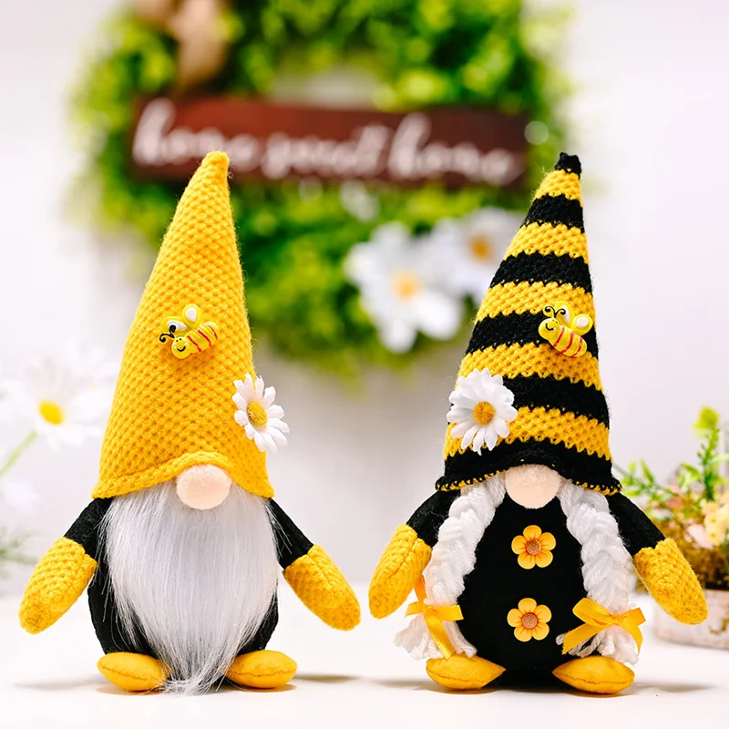 New! Honey Bee Rudolph Doll Toys Gnome Stuffed Doll Kids Gift Birthday Party Decoration Desktop Figurine Ornaments Home Supplies
New! Honey Bee Rudolph Doll Toys Gnome Stuffed Doll Kids Gift Birthday Party Decoration Desktop Figurine Ornaments Home Supplies