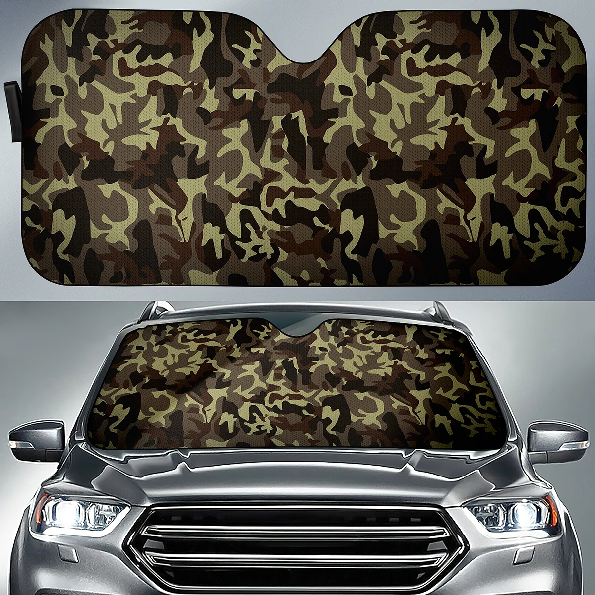 Military Camouflage Car Windshield Sun Shade Foldable Block UV Rays Car Sun Visor Interior Protector Universal Accessories
Military Camouflage Car Windshield Sun Shade Foldable Block UV Rays Car Sun Visor Interior Protector Universal Accessories
