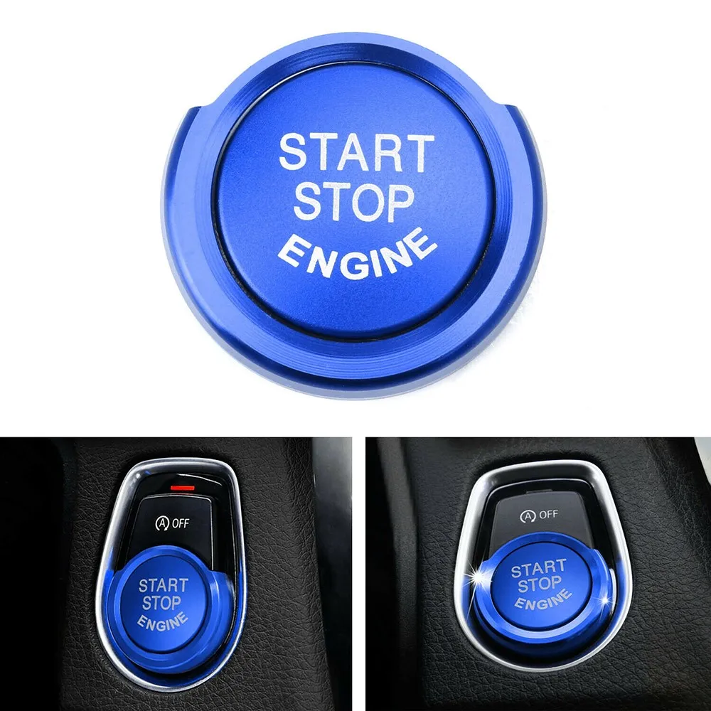 Aluminum Button Trim Ignition 1 X Accessories Blue Decoration Engine For BMW Keyless W/Surrounding Ring Practical
Aluminum Button Trim Ignition 1 X Accessories Blue Decoration Engine For BMW Keyless W/Surrounding Ring Practical