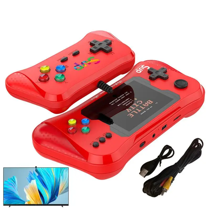 

X7M Retro Handheld Video Game Console 3.5 Inch Large Screen AV Output 2-player With Built-in 500 Games Portable Mini Arcade