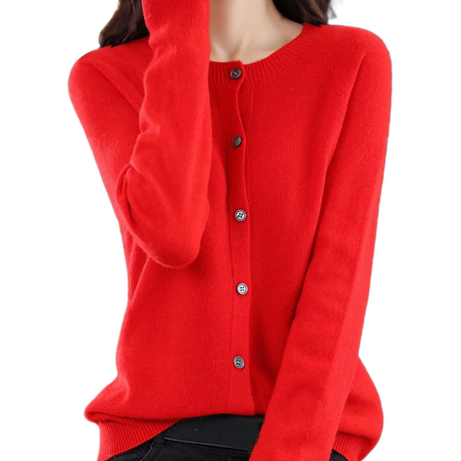 Women'S Warm Wool Knitted Winter Cardigan With Artificial Wool And High Collar Youthful Woman Clothes Female Clothing 2024
Women'S Warm Wool Knitted Winter Cardigan With Artificial Wool And High Collar Youthful Woman Clothes Female Clothing 2024